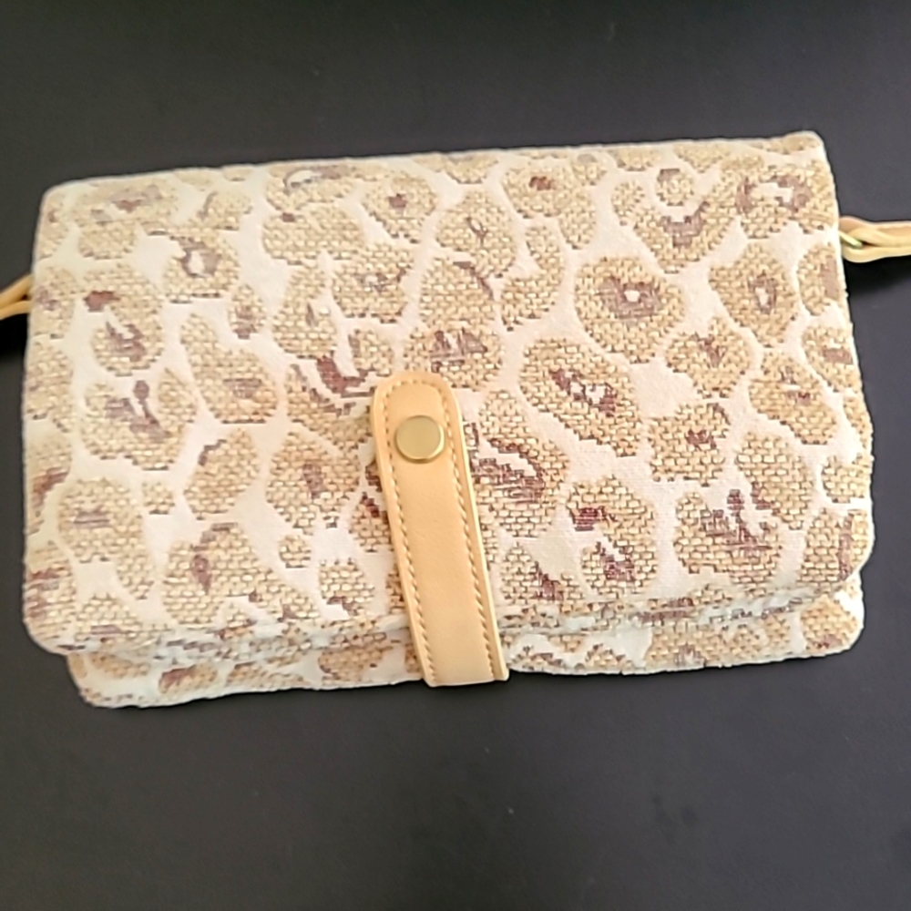 Anthropologie eopard  purse crossbody